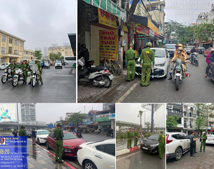 Phòng Cảnh sát Quản lý hành chính về trật tự xã hội: Tăng cường nhắc nhở, xử lý phương tiện đậu đỗ sai quy định